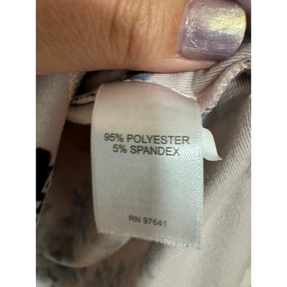 Pure Jill | Floral Velvet/Velour Tunic Top with Pockets | Size Large - Picture 9 of 11